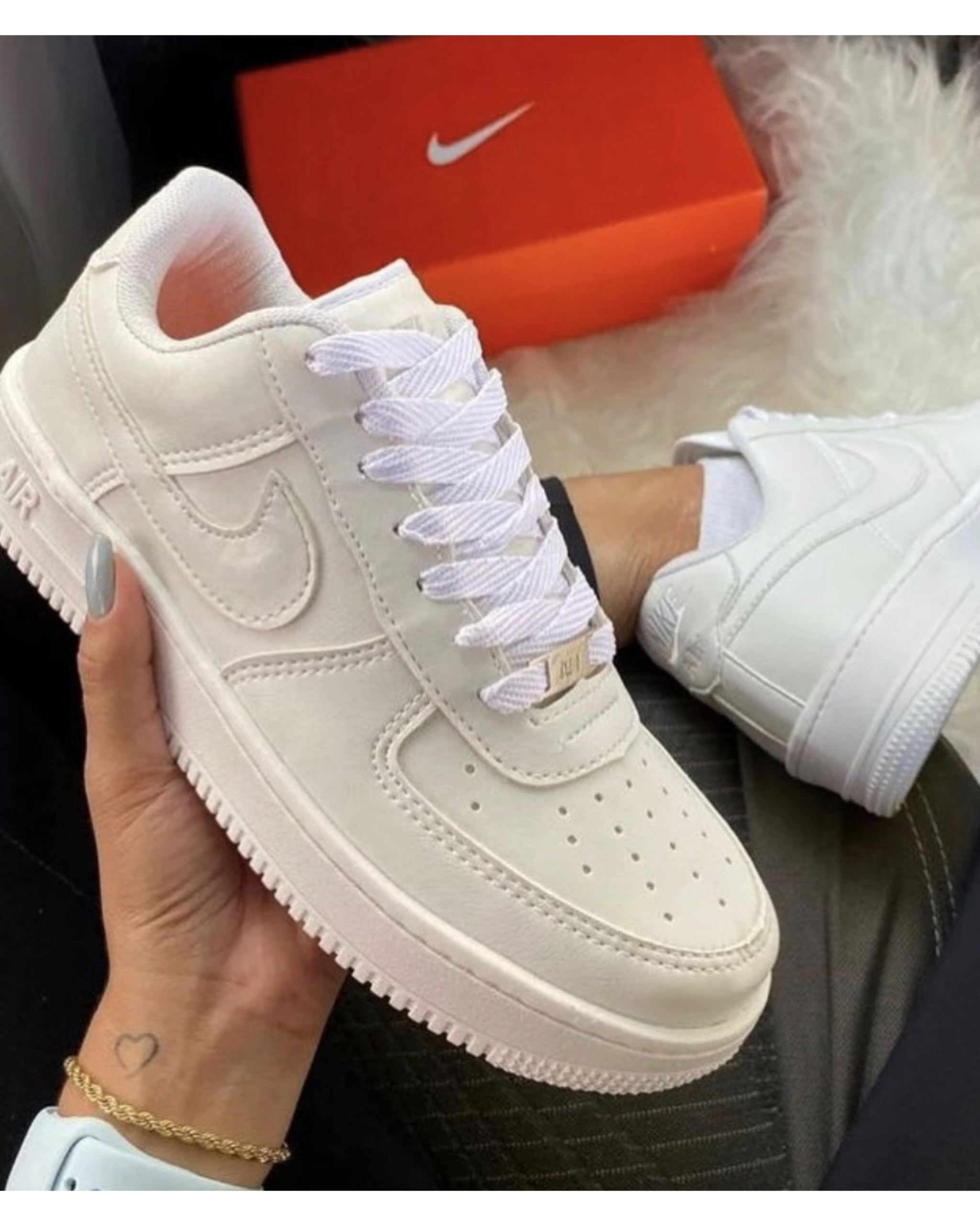 T nis Feminino Nike Branco Casual Atacado 44 Goi nia