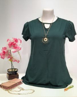 Blusa Feminina Plus Size de Manguinha para Senhoras