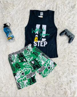 Conjunto Infantil Masculino Short e Regata