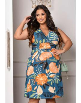 Vestido Plus Size Soltinho Barato