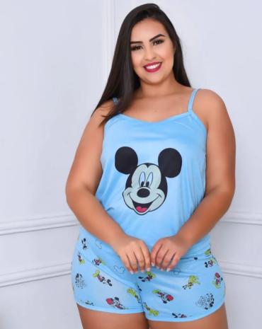 pijama-feminino-de-algodao-estampado-mickey-atacado-rua-44-goiania 