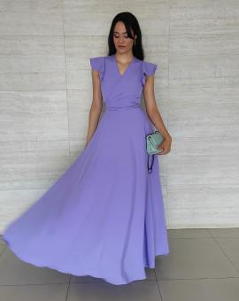 Vestido Evangélico Longo Simples de Manguinha