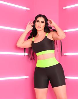 Conjunto Short e Top Academia