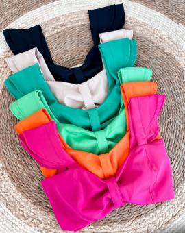 Cropped Feminino Curto Laço