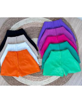 Short Alfaiataria Zara Feminino Cintura Alta