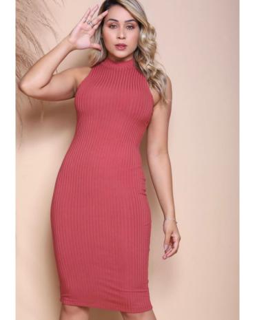 vestido-canelado-tubinho-gola-alta-atacado-rua-44-goiania 