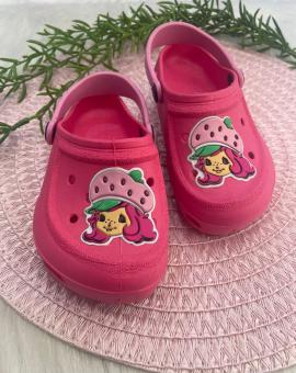 Babuche Infantil Moranguinho Rosa