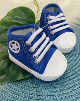 Sapatinho Recém Nascido Azul