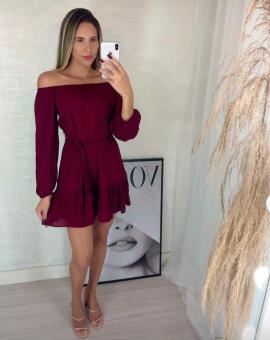 Vestido Ciganinha Manga Longa Soltinho