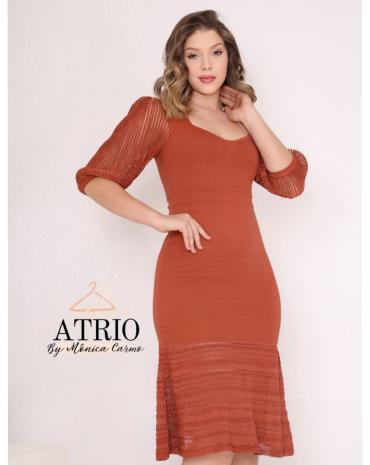 vestido-midi-elegante-com-babado-manga-bufante-atacado-rua-44-goiania 