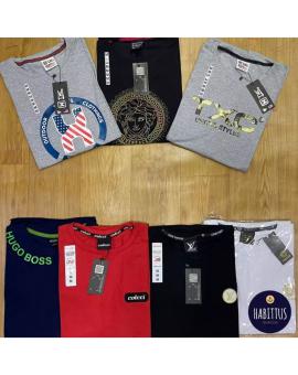 Camiseta Malha Peruana Masculina Multimarcas