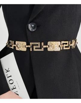 Cinto Feminino Corrente Dourado