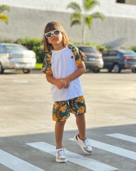 Conjunto Infantil Masculino Estiloso Short e Camiseta