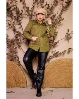 Jaqueta Parka Feminina Verde Militar