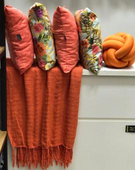 Manta para Sofá com Almofadas