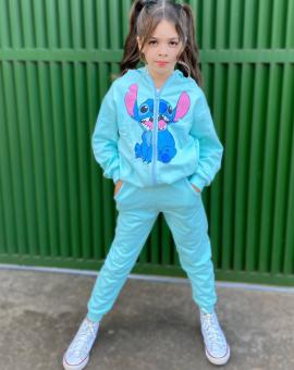 Moletom Infantil Feminino com Zíper e Capuz