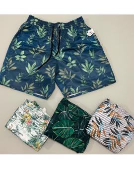 Short Mauricinho Masculino Tactel Estampado