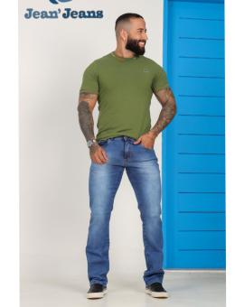 Calça Jeans Masculina Reta Clara