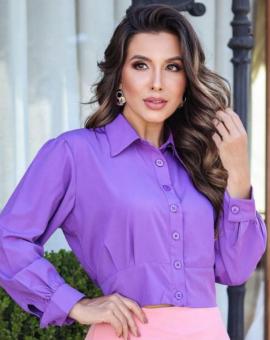 Camisa Feminina Manga Longa Bufante