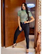 Calça Jeans Feminina Preta Básica Atacado na Rua 44 em Goiânia