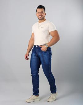Calça Jeans Masculina Slim