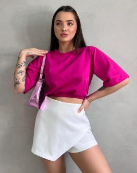 Cropped 100% Algodão Básico