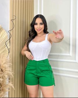 Cropped Corset com Alça e Bojo