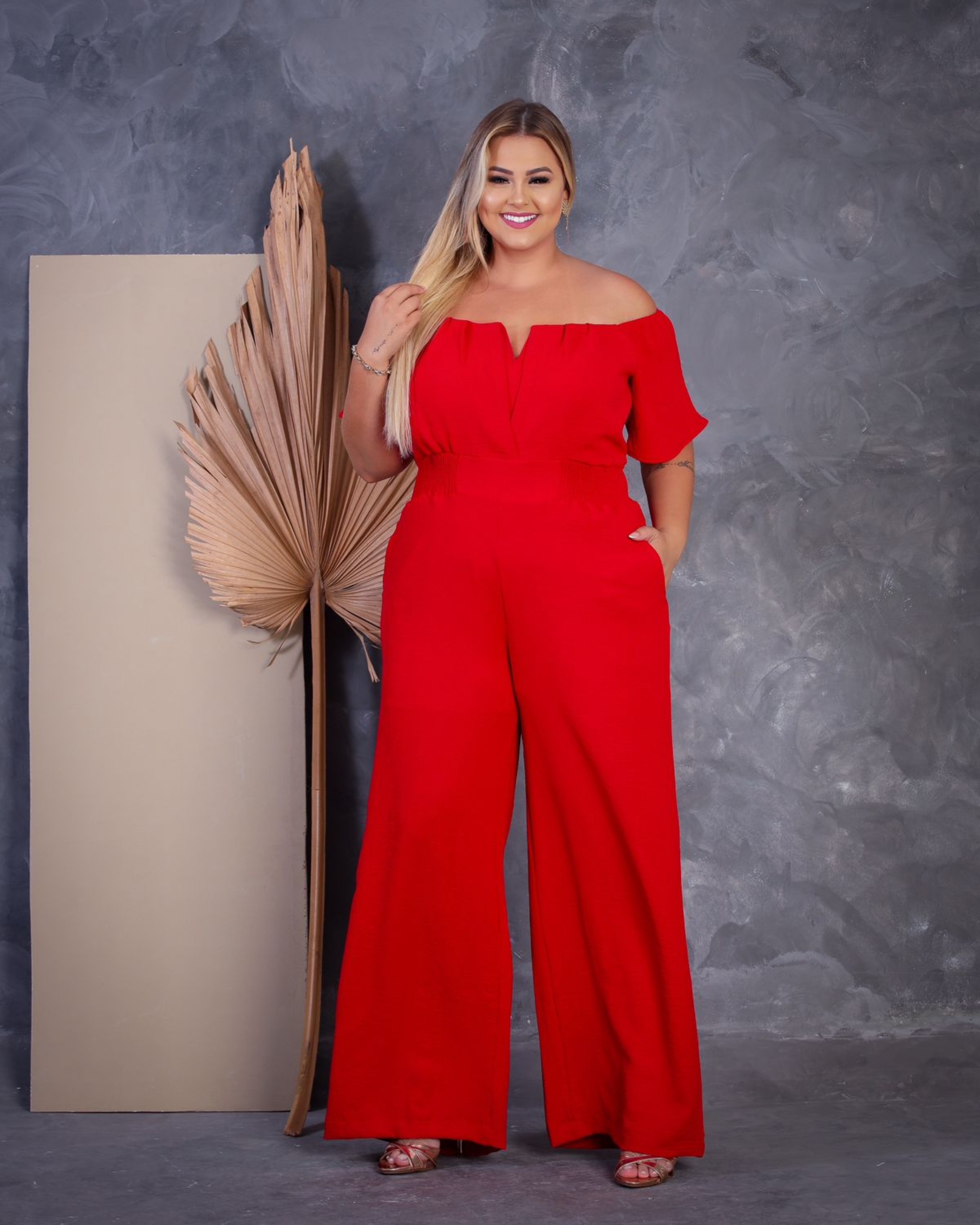 Macacão ciganinha hot sale plus size