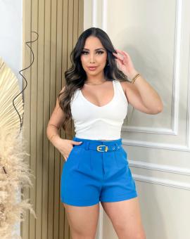 Short Alfaiataria Clochard com Cinto