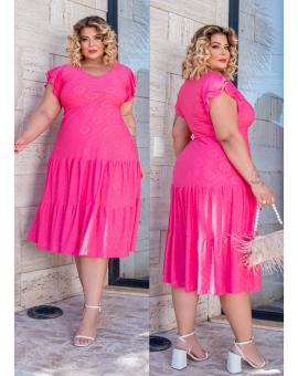 Vestido Midi Plus Size Laise