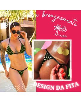 Biquíni para Bronzeamento Designer da Fita