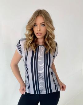 Blusa Feminina Manga Curta Social