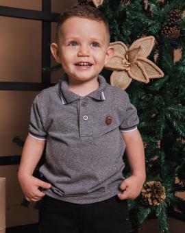 Camiseta Gola Polo para Criança