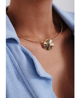 Colar Choker Dourado