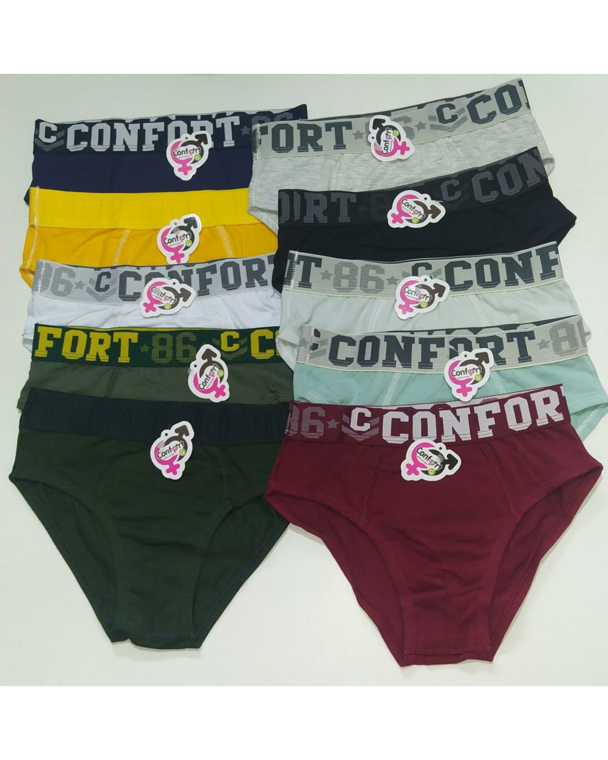Cueca Infantil Algodão - Atacado Rua 44 Goiânia.