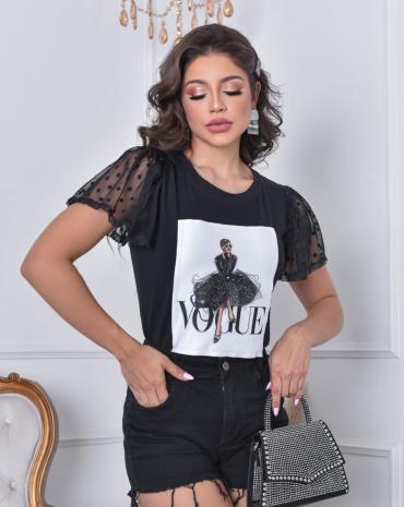 t-shirt-luxo-preta-manga-tule-atacado-rua-44-goiania 