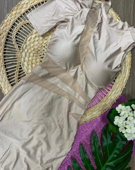 Vestido Curto Moda Balada Acetinado