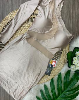 Vestido Festa Trilobal Acetinado