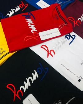 Camiseta Peruana 40.1 Tommy Hilfiger Bordada