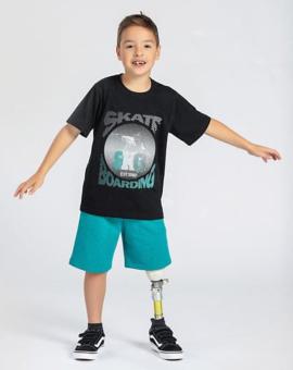 Conjunto Infantil e Juvenil Masculino Camiseta e Short