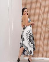 Vestido Longo Indiano com Pontas Atacado na Rua 44 em Goiânia