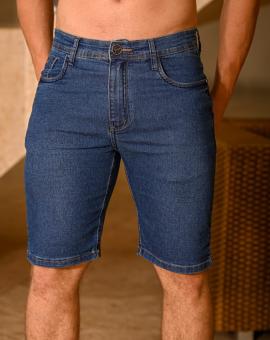 Bermuda Masculina Jeans com Lycra