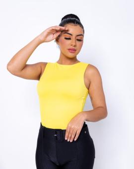 Body Regata Feminino No Suplex Poliamida