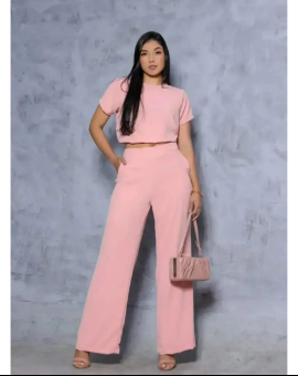 Calca Feminina Pantalona Alfaiataria Social