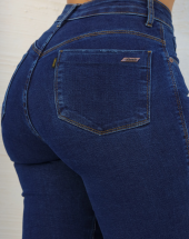 Calça Jeans Feminina Cos Alto com Elastano Atacado na Rua 44 Goiânia