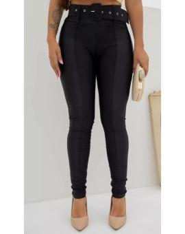 Calça Prada Feminina Preta Zero Com Cinto