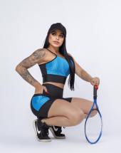 Conjunto de Academia na Poliamida com Bolso Funcional Atacado na Rua 44 Goiânia