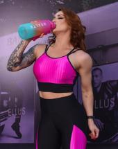 Conjunto Fitness Feminino Suplex Power Legging e Cropped Atacado na Rua 44 Goiânia