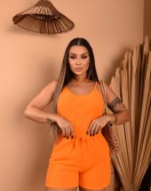 Conjunto Short de Elástico Blusa de Alcinha Liso Atacado Rua 44 Goiania