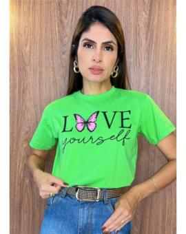 T-Shirt Estilosa Feminina Estampada